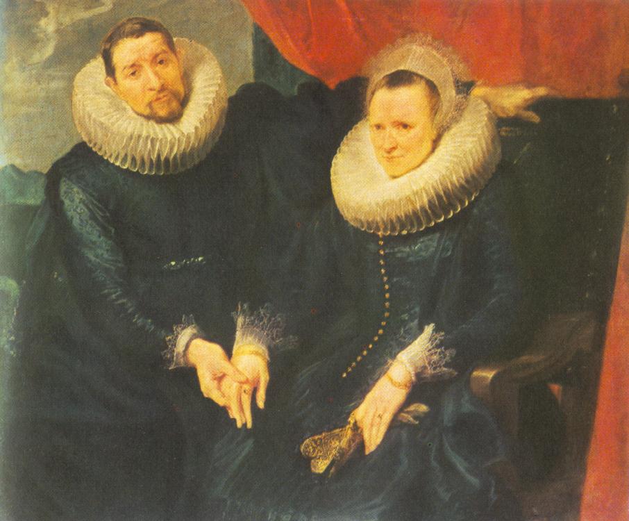 Portrait Of A Married Couple by Anthony Van Dyck